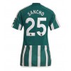 Manchester United Jadon Sancho #25 Bortedrakt Kvinner 2023-24 Kortermet